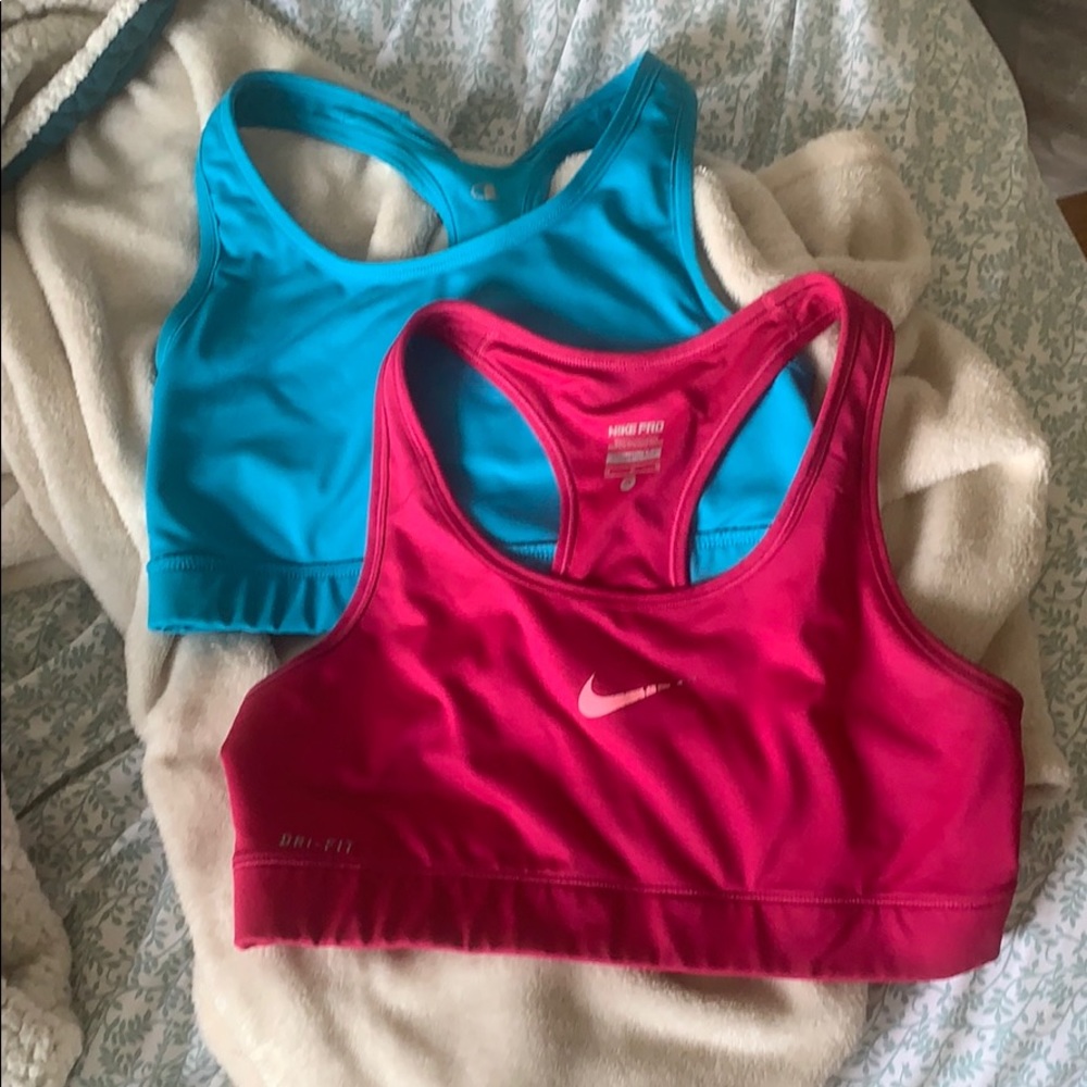nike and champion bra bundle